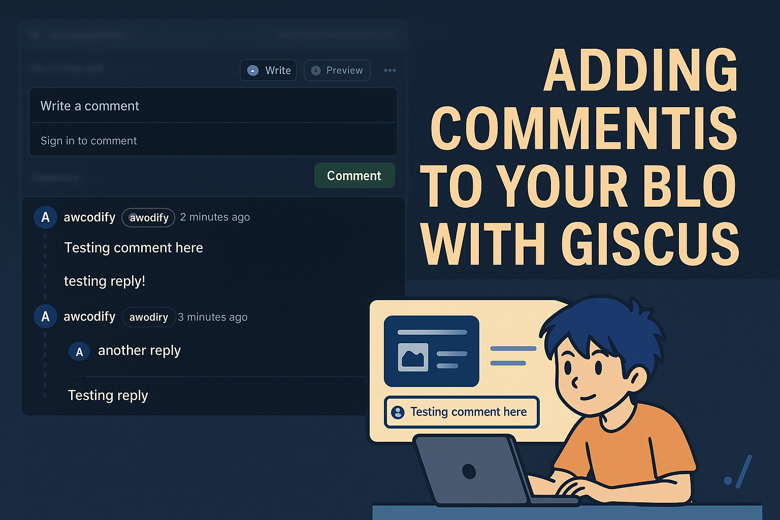 Adding Comments to Your Blog with Giscus